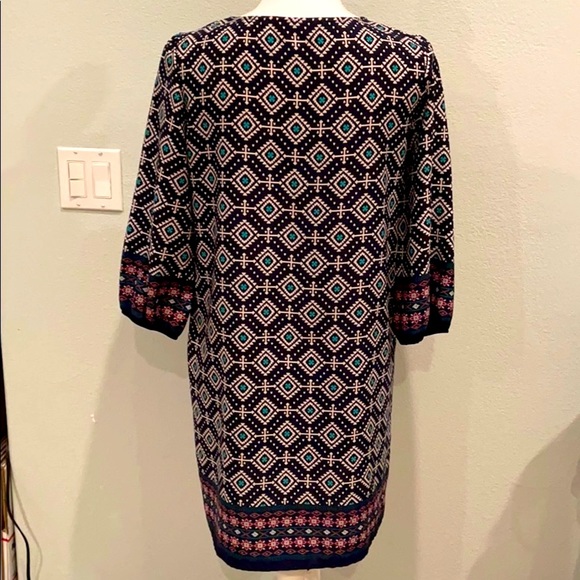 Ovi Print Dress Size Small - Picture 2 of 10